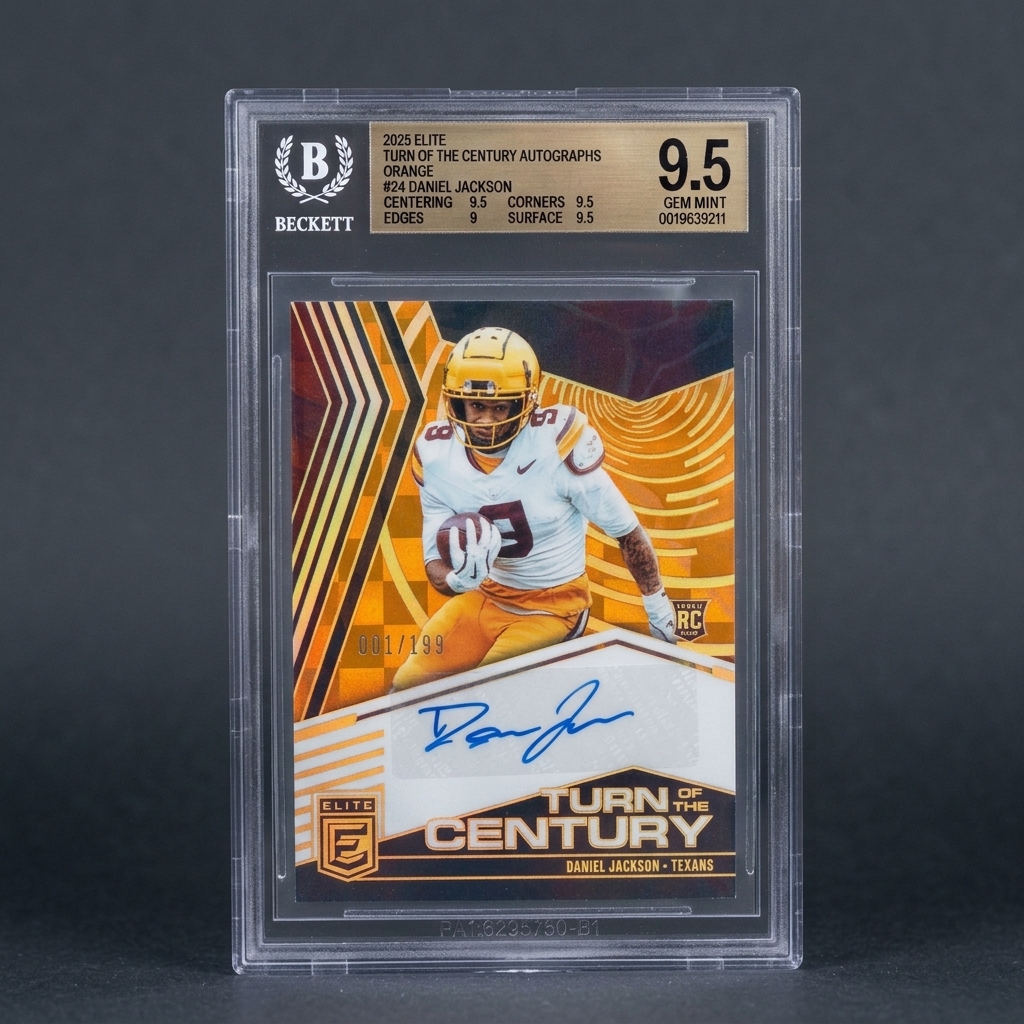 2025 Elite Turn of the Century Autographs Orange #24 Daniel