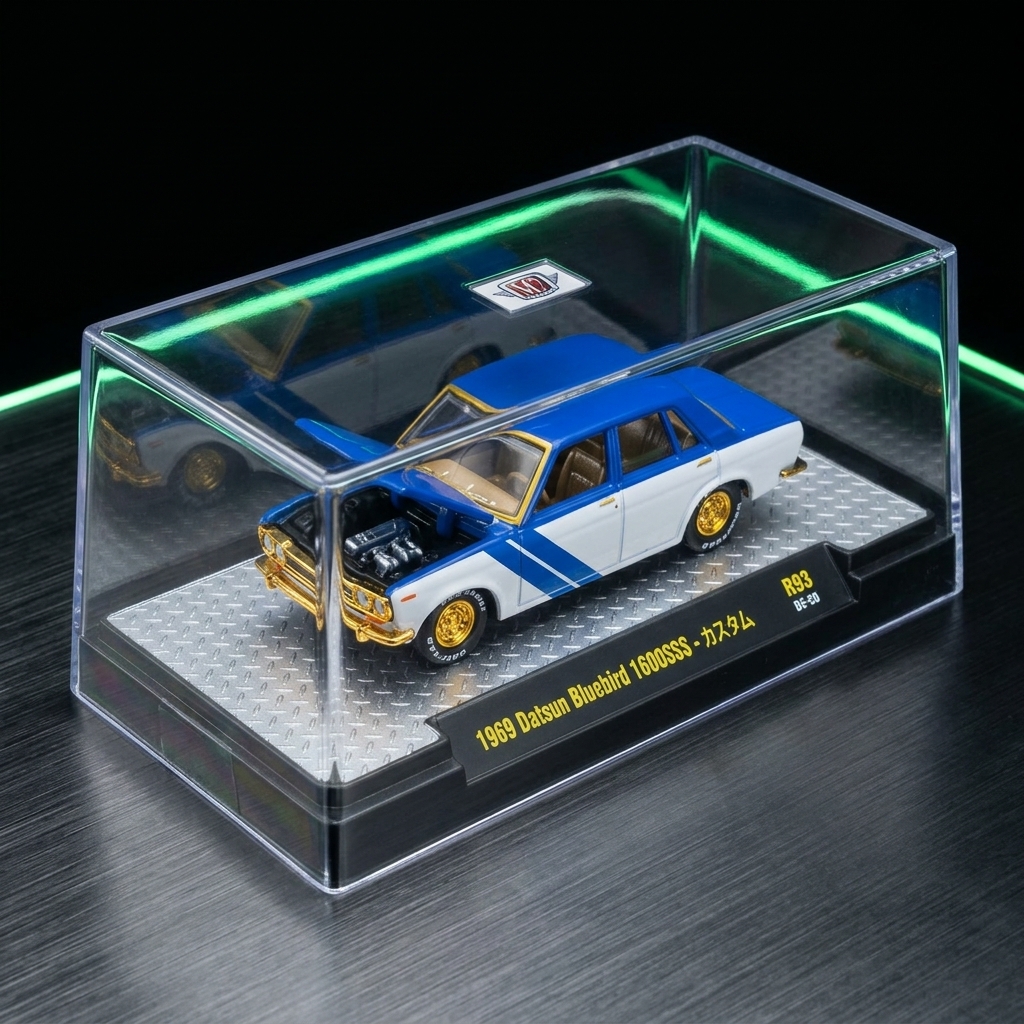 M2 1969 Datsun Bluebird 1600SSS Chase 1 of 750 • Speed Demons Diecast