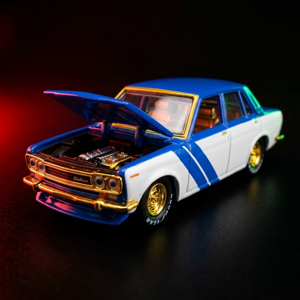 M2 1969 Datsun Bluebird 1600SSS Chase 1 of 750 • Speed Demons Diecast